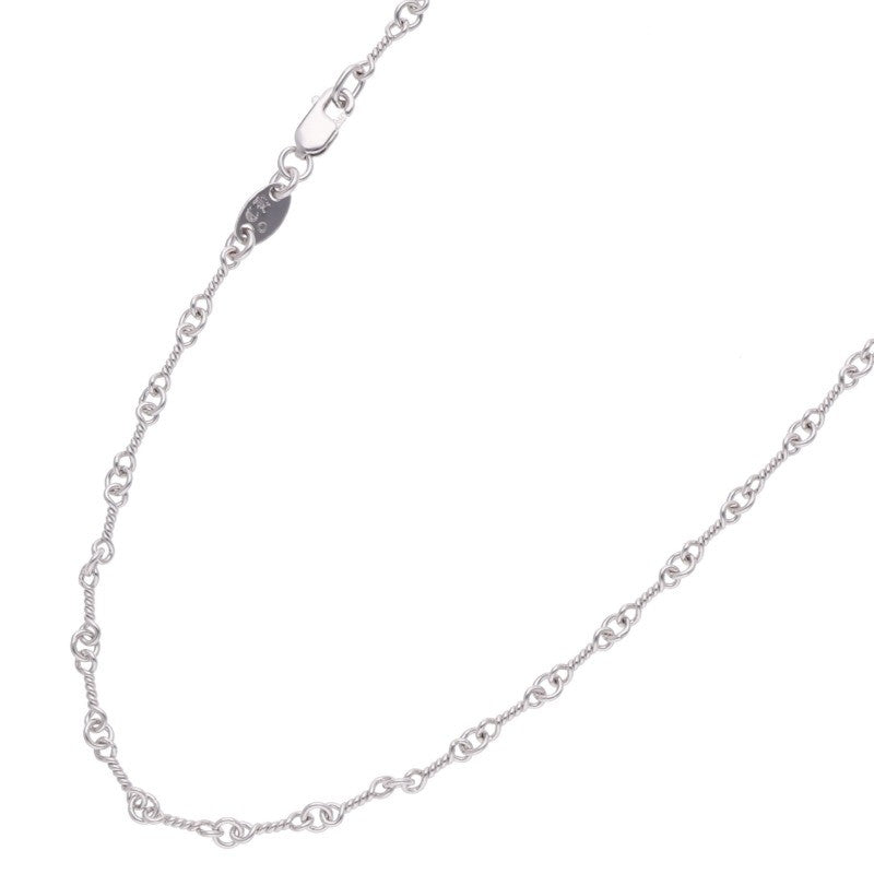 Chrome Hearts 18K WG Twist Chain Necklace Size 18 Inch