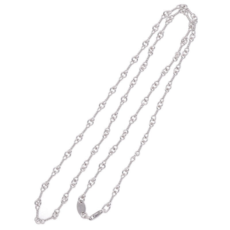 Chrome Hearts 18K WG Twist Chain Necklace Size 18 Inch