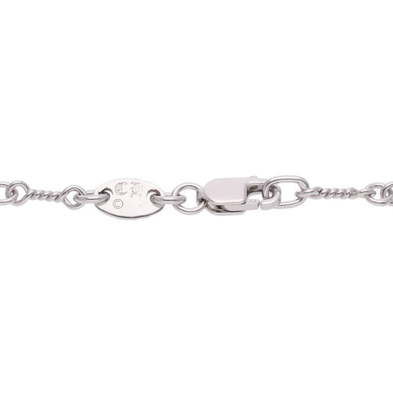 Chrome Hearts 18K WG Twist Chain Necklace Size 18 Inch