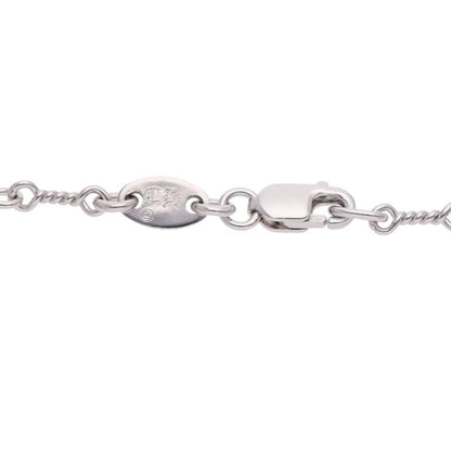 Chrome Hearts 18K WG Twist Chain Necklace Size 16 Inch White