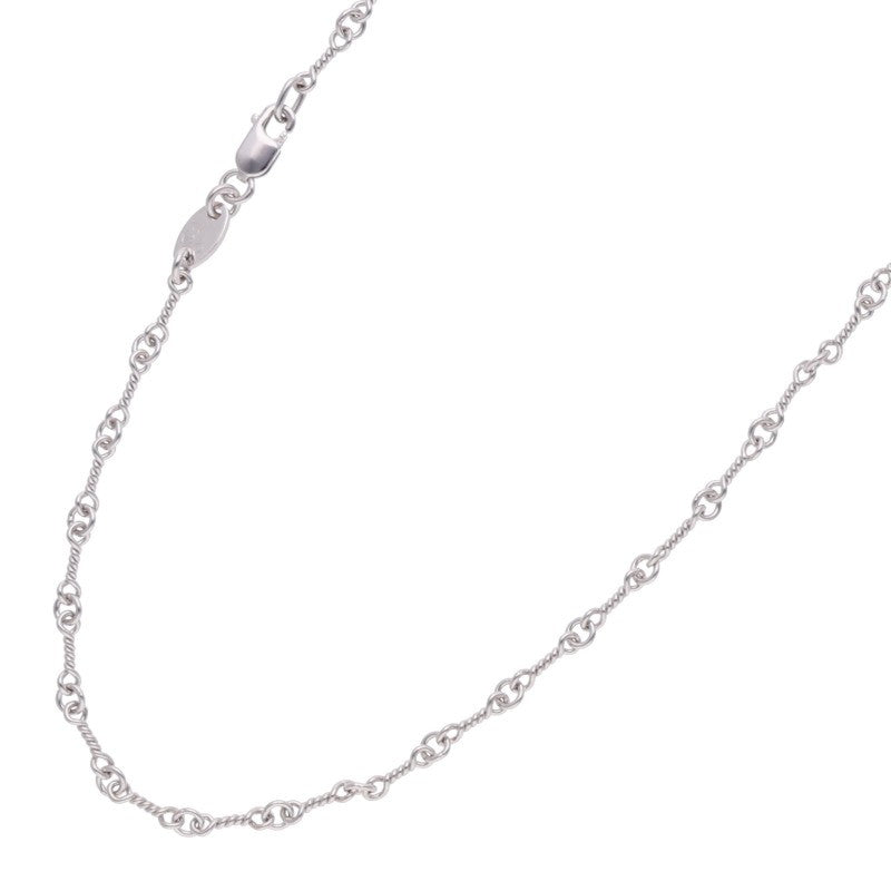 Chrome Hearts 18K WG Twist Chain Necklace Size 16 Inch