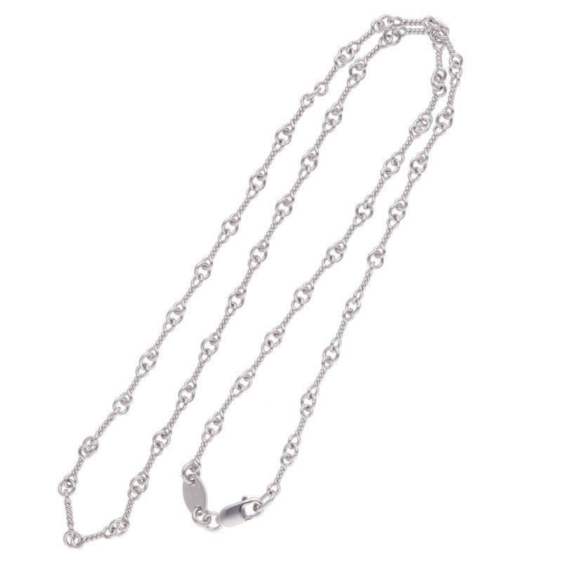 Chrome Hearts 18K WG Twist Chain Necklace Size 16 Inch