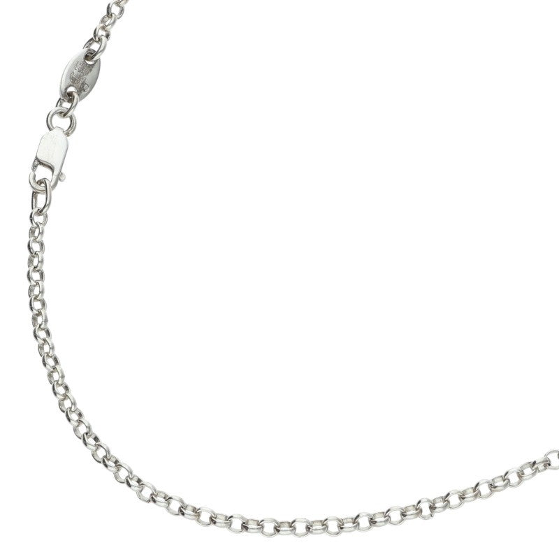 Chrome Hearts Roll Chain Silver Necklace Size 24 Inch