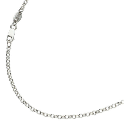 Chrome Hearts Roll Chain Silver Necklace Size 24 Inch