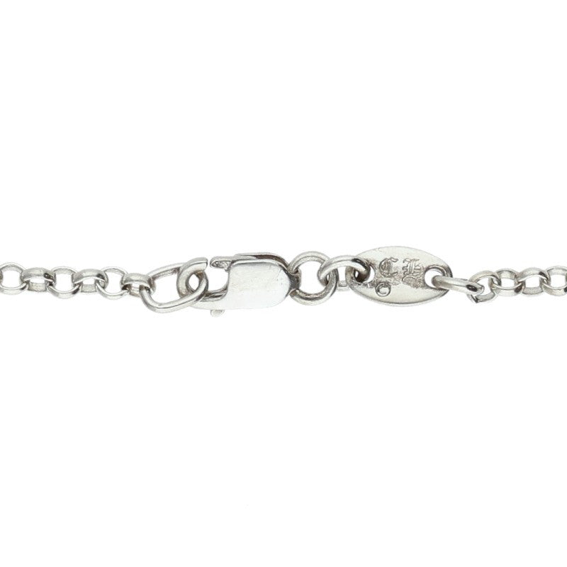 Chrome Hearts Roll Chain Silver Necklace Size 24 Inch