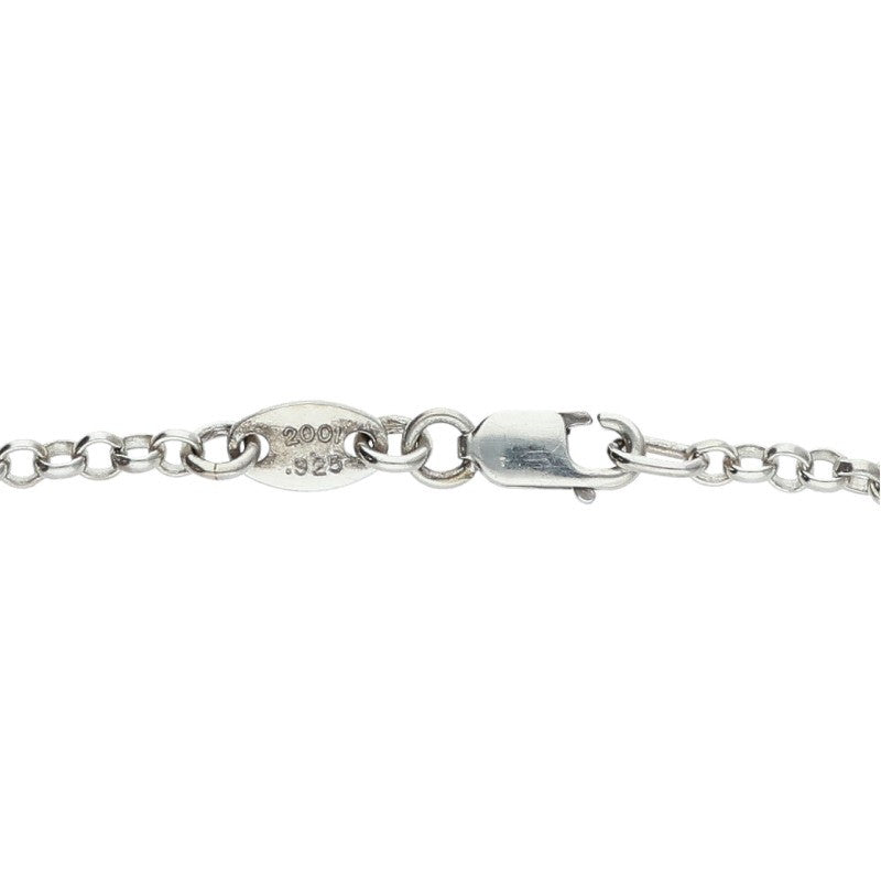 Chrome Hearts Roll Chain Silver Necklace Size 24 Inch