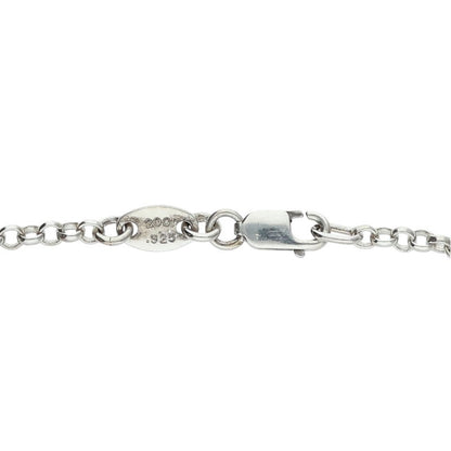 Chrome Hearts Roll Chain Silver Necklace Size 24 Inch