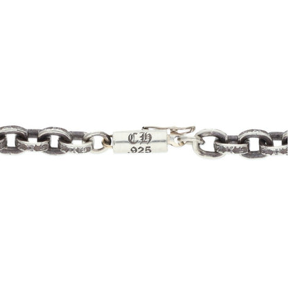 Chrome Hearts PAPER CHAIN Silver Necklace Size 24 Inch