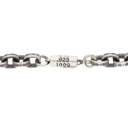 Chrome Hearts PAPER CHAIN Silver Necklace Size 24 Inch
