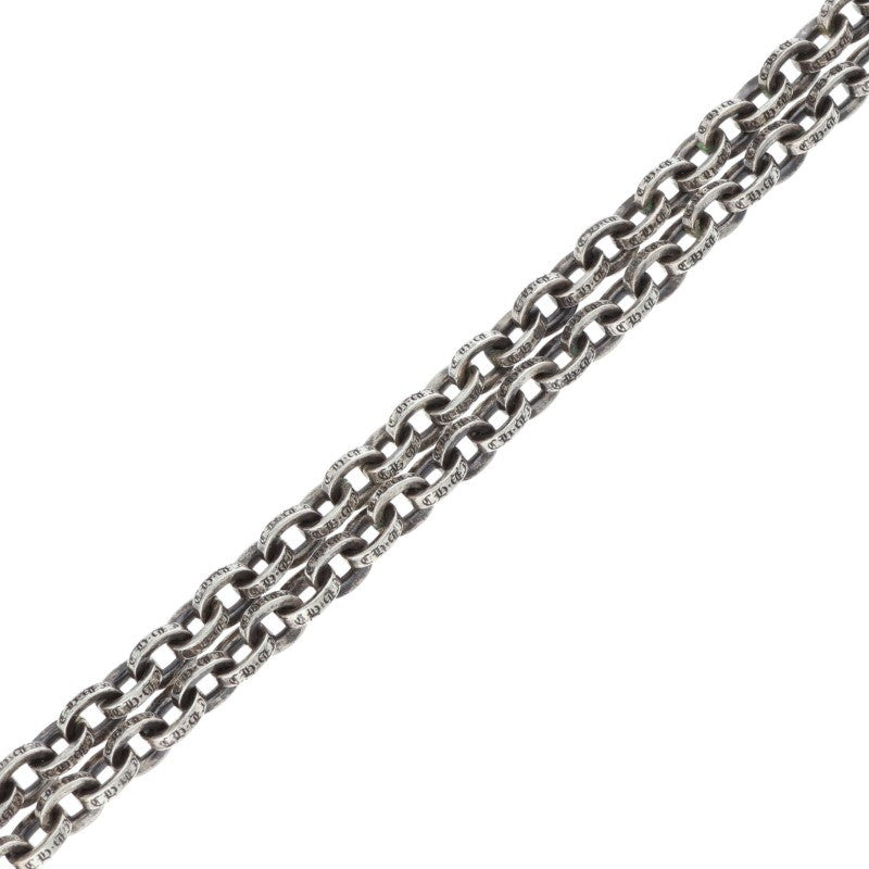 Chrome Hearts 925 Silver Paper Chain Necklace Size 30 Inch