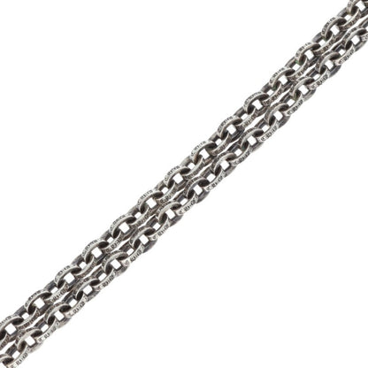 Chrome Hearts 925 Silver Paper Chain Necklace Size 30 Inch