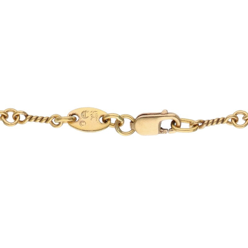 Chrome Hearts 22K Gold Twist Chain Necklace Size 24 Inch