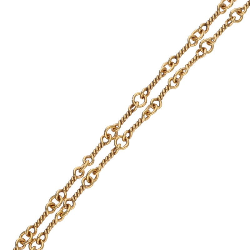 Chrome Hearts 22K Gold Twist Chain Necklace Size 24 Inch