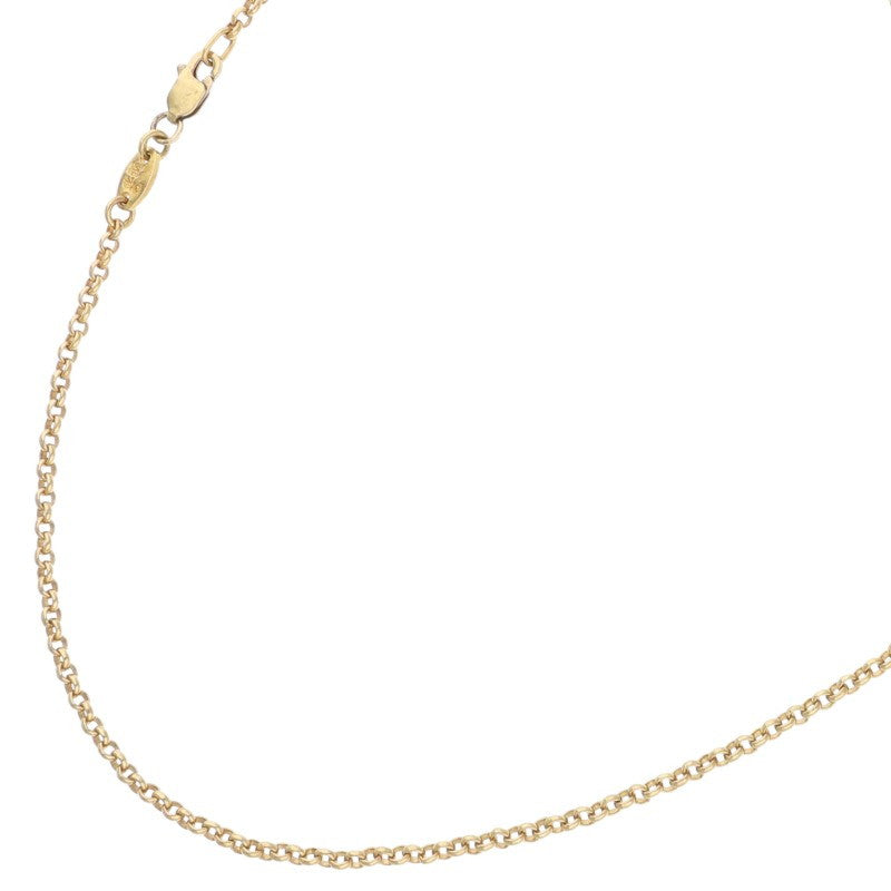 Chrome Hearts 22K Gold Roll Chain Necklace Size 18 Inch