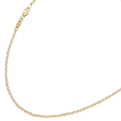 Chrome Hearts 22K Gold Roll Chain Necklace Size 18 Inch