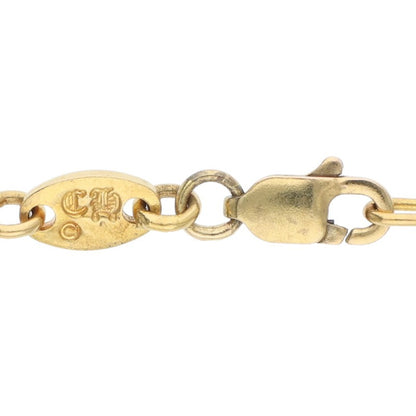 Chrome Hearts 22K Gold Roll Chain Necklace Size 18 Inch