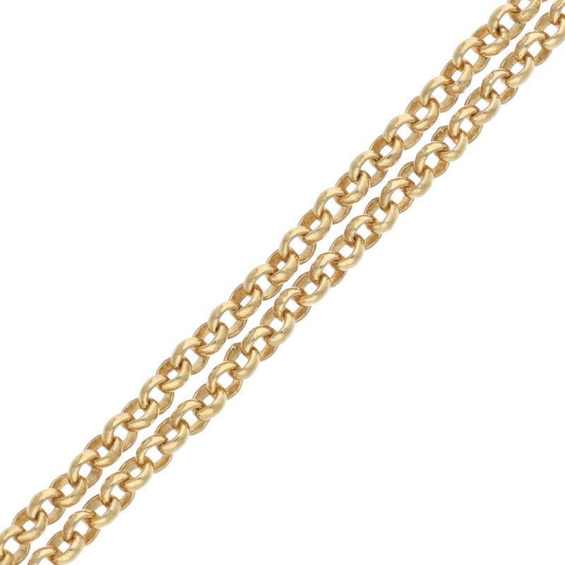 Chrome Hearts 22K Gold Roll Chain Necklace Size 18 Inch