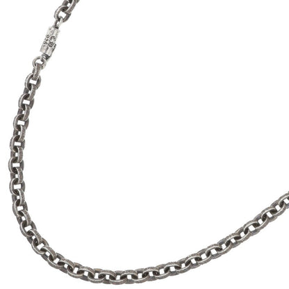 Chrome Hearts Paper Chain Necklace 14K Silver Size 20 Inch