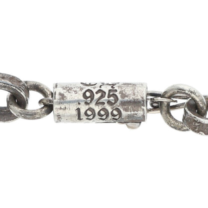 Chrome Hearts Paper Chain Necklace 14K Silver Size 20 Inch