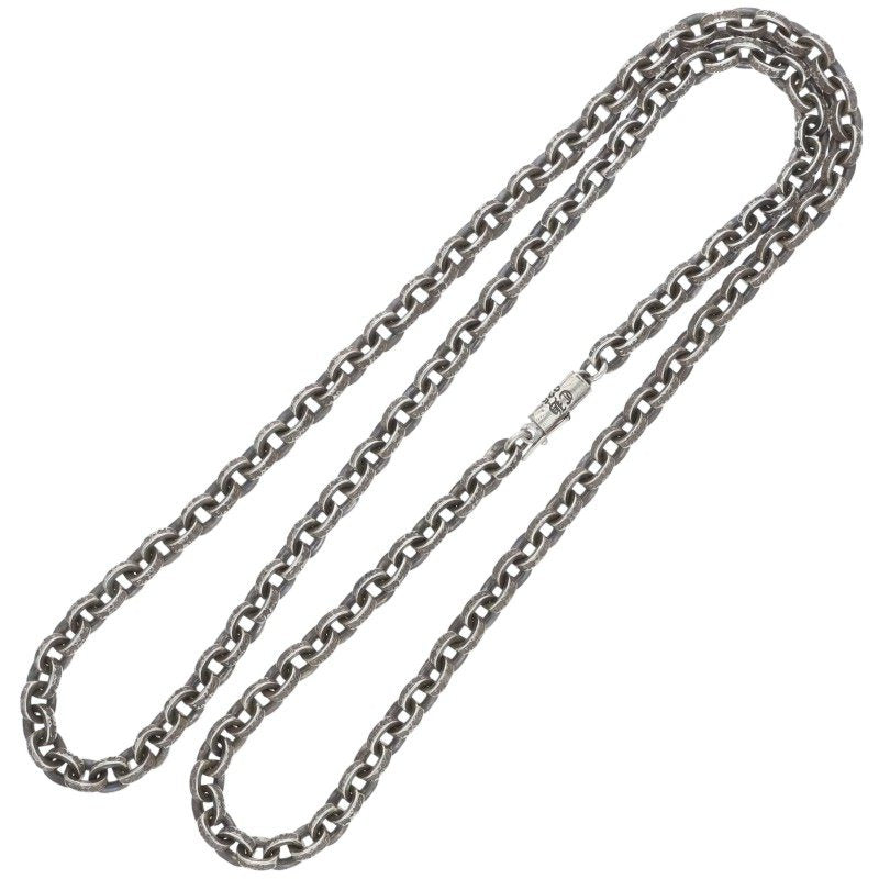 Chrome Hearts PAPER CHAIN Silver Necklace Size 24 Inch