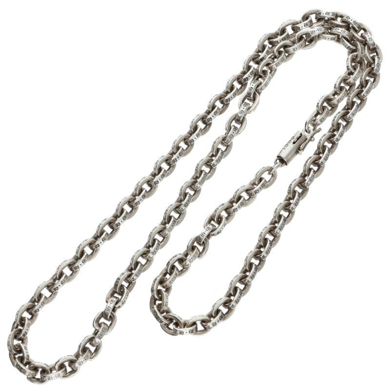 Chrome Hearts PAPER CHAIN 18 Silver Necklace Size 18 Inch