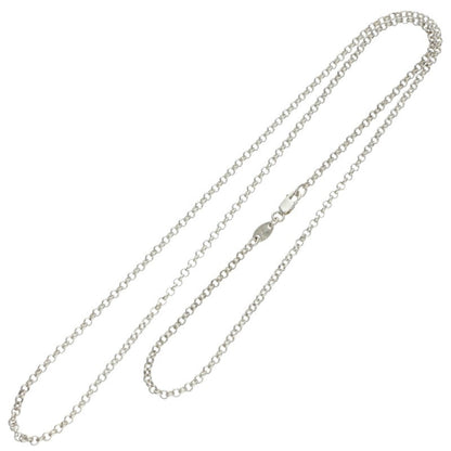 Chrome Hearts R24 Roll Chain Necklace Silver Size 24 Inch