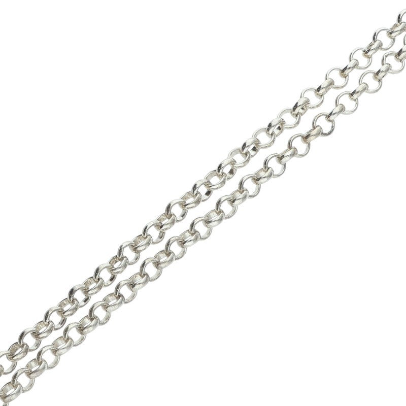 Chrome Hearts R24 Roll Chain Necklace Silver Size 24 Inch