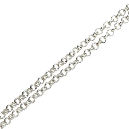 Chrome Hearts R24 Roll Chain Necklace Silver Size 24 Inch