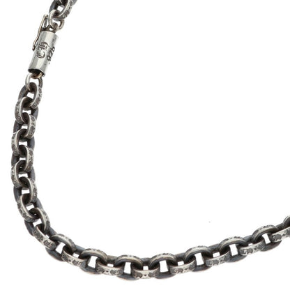 Chrome Hearts Paper Chain Necklace 14K Silver Size 20 Inch