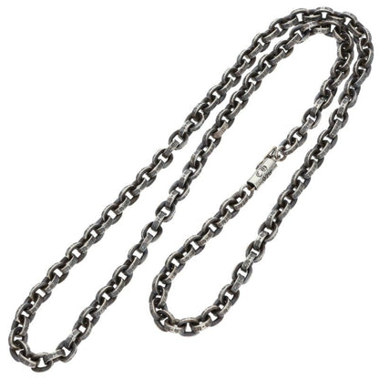 Chrome Hearts Paper Chain Necklace 14K Silver Size 20 Inch