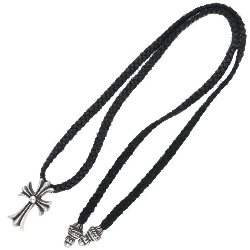 Chrome Hearts Small CH Cross Bolo Tip Silver Necklace Multi
