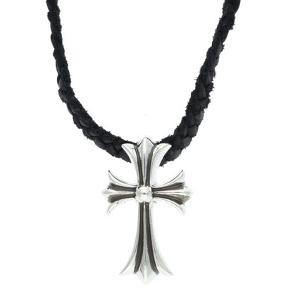Chrome Hearts SML CH Cross Bolo Tip Silver Necklace