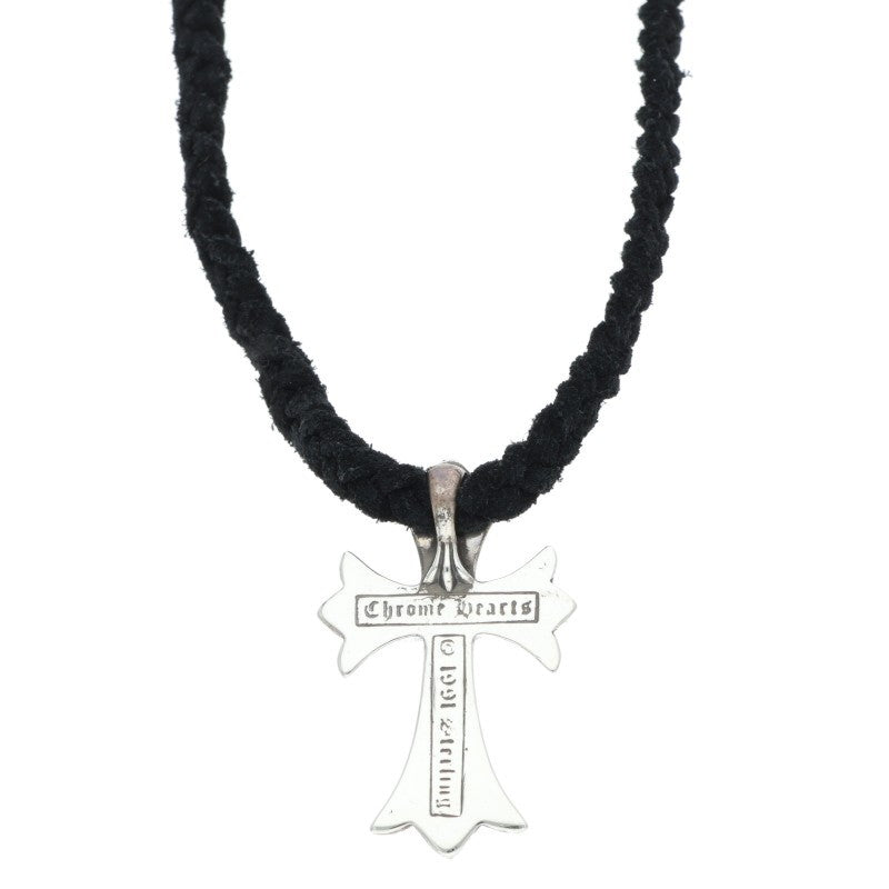Chrome Hearts SML CH Cross Bolo Tip Silver Necklace