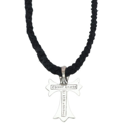 Chrome Hearts SML CH Cross Bolo Tip Silver Necklace