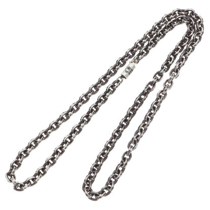 Chrome Hearts Paper Chain Necklace 14K Silver Size 20 Inch