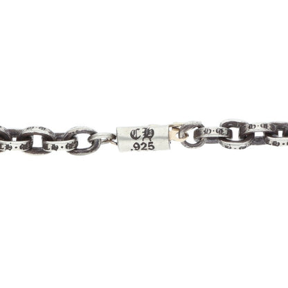 Chrome Hearts Paper Chain Necklace 14K Silver Size 20 Inch