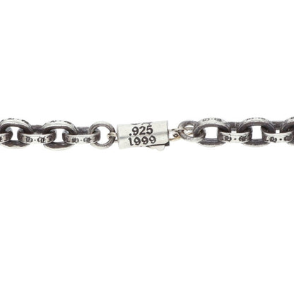 Chrome Hearts Paper Chain Necklace 14K Silver Size 20 Inch
