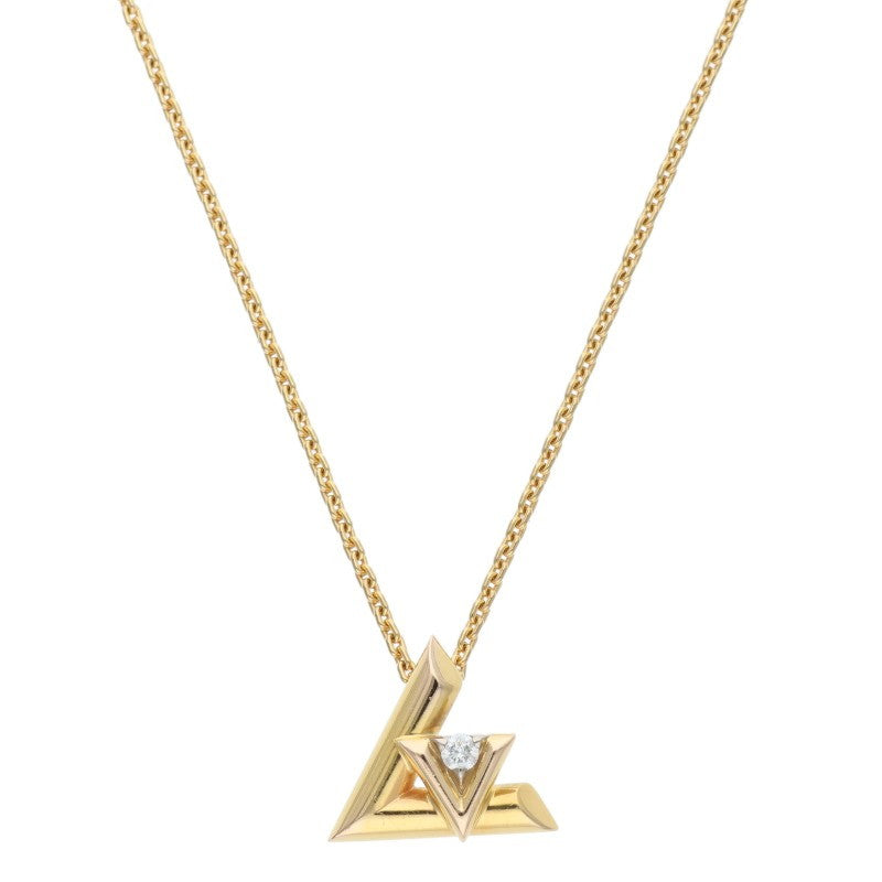 LOUISVUITTON K18YG Volte One Diamond Necklace