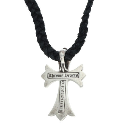 Chrome Hearts Small CH Cross Bolo Tip Silver Necklace