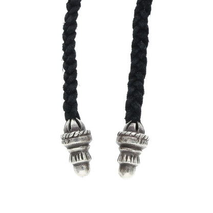 Chrome Hearts Small CH Cross Bolo Tip Silver Necklace