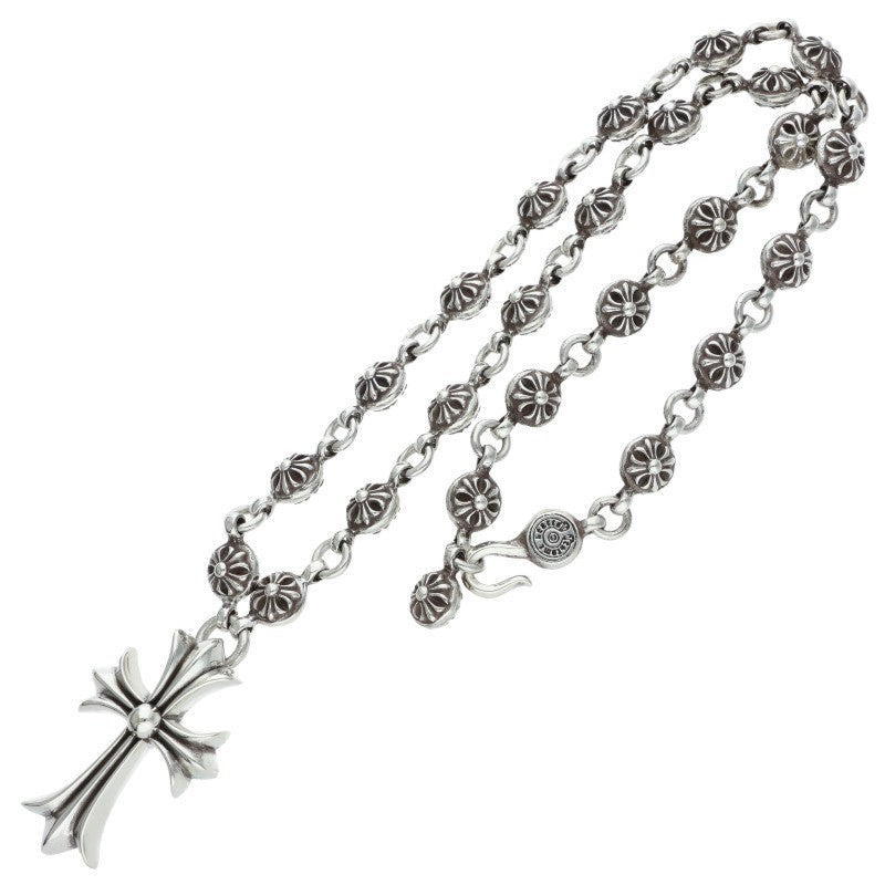Chrome Hearts #1 Cross Ball Small CH Cross Necklace 925
