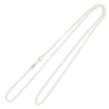 Chrome Hearts Roll Chain 925 Silver Necklace Size 20 Inch