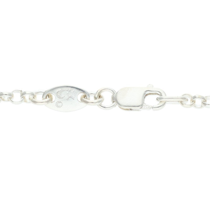 Chrome Hearts Roll Chain 925 Silver Necklace Size 20 Inch