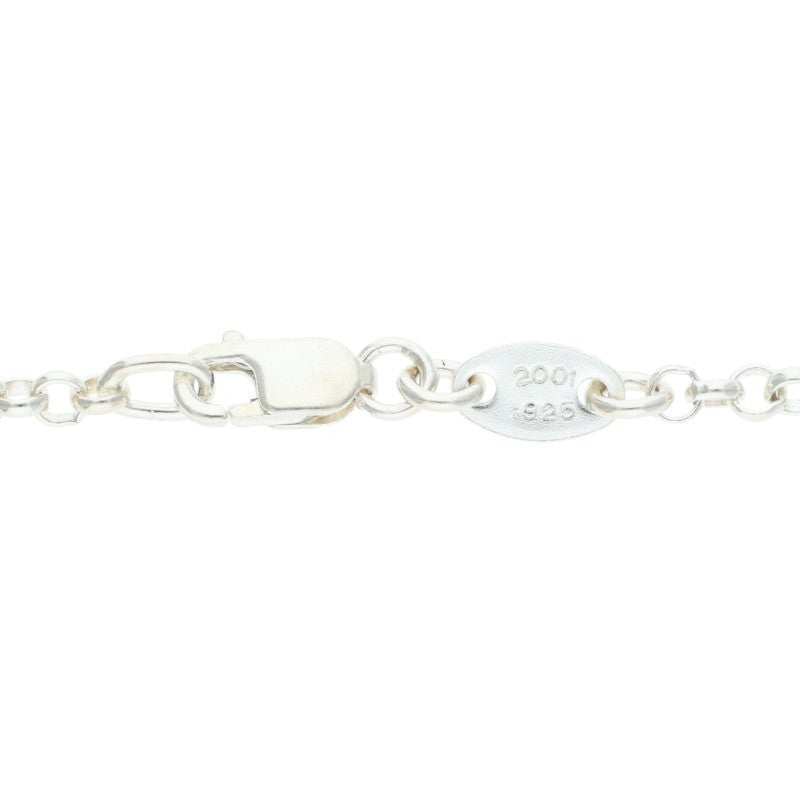 Chrome Hearts Roll Chain 925 Silver Necklace Size 20 Inch