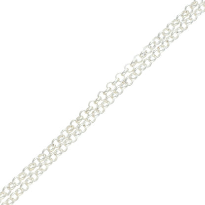 Chrome Hearts Roll Chain 925 Silver Necklace Size 20 Inch