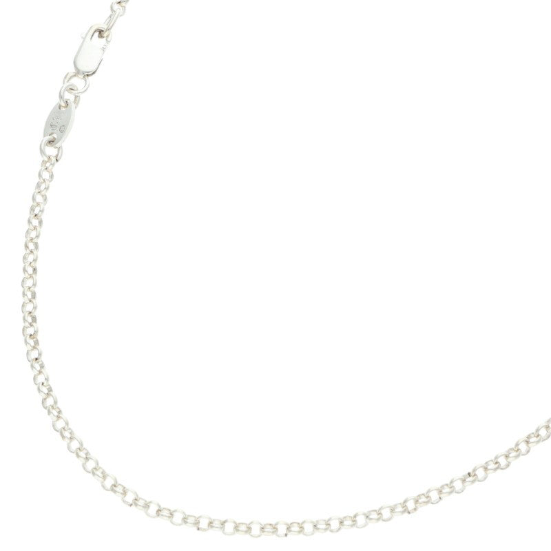 Chrome Hearts Roll Chain Necklace Silver Size 20 Inch