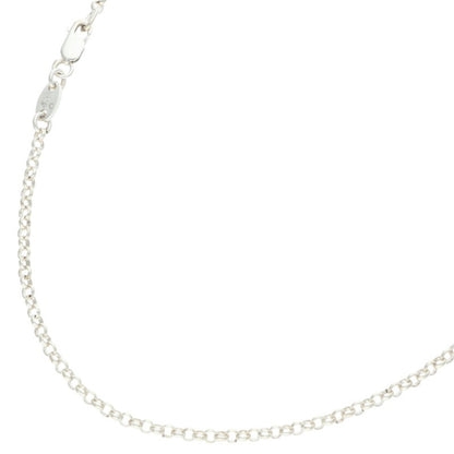 Chrome Hearts Roll Chain Necklace Silver Size 20 Inch