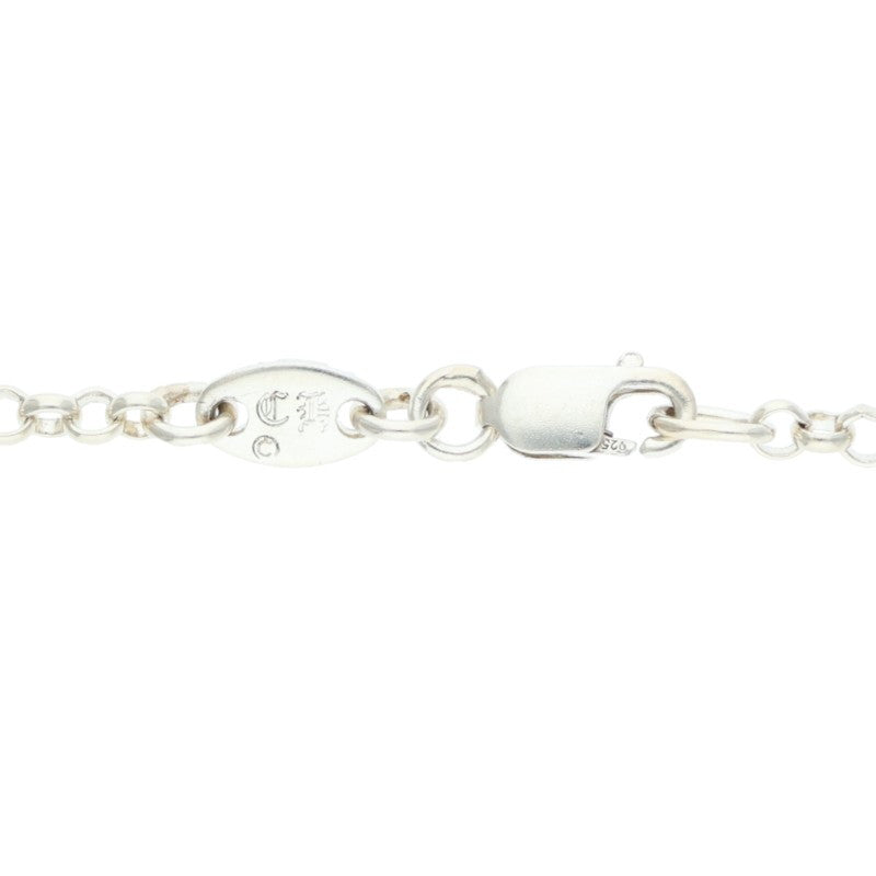 Chrome Hearts Roll Chain Necklace Silver Size 20 Inch