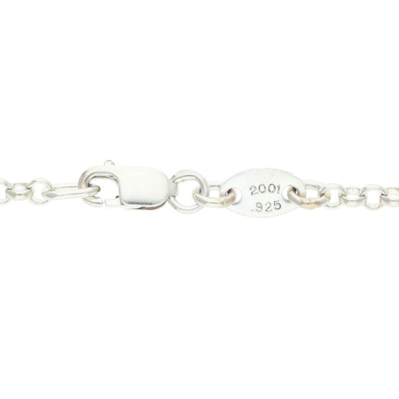 Chrome Hearts Roll Chain Necklace Silver Size 20 Inch