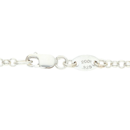 Chrome Hearts Roll Chain Necklace Silver Size 20 Inch